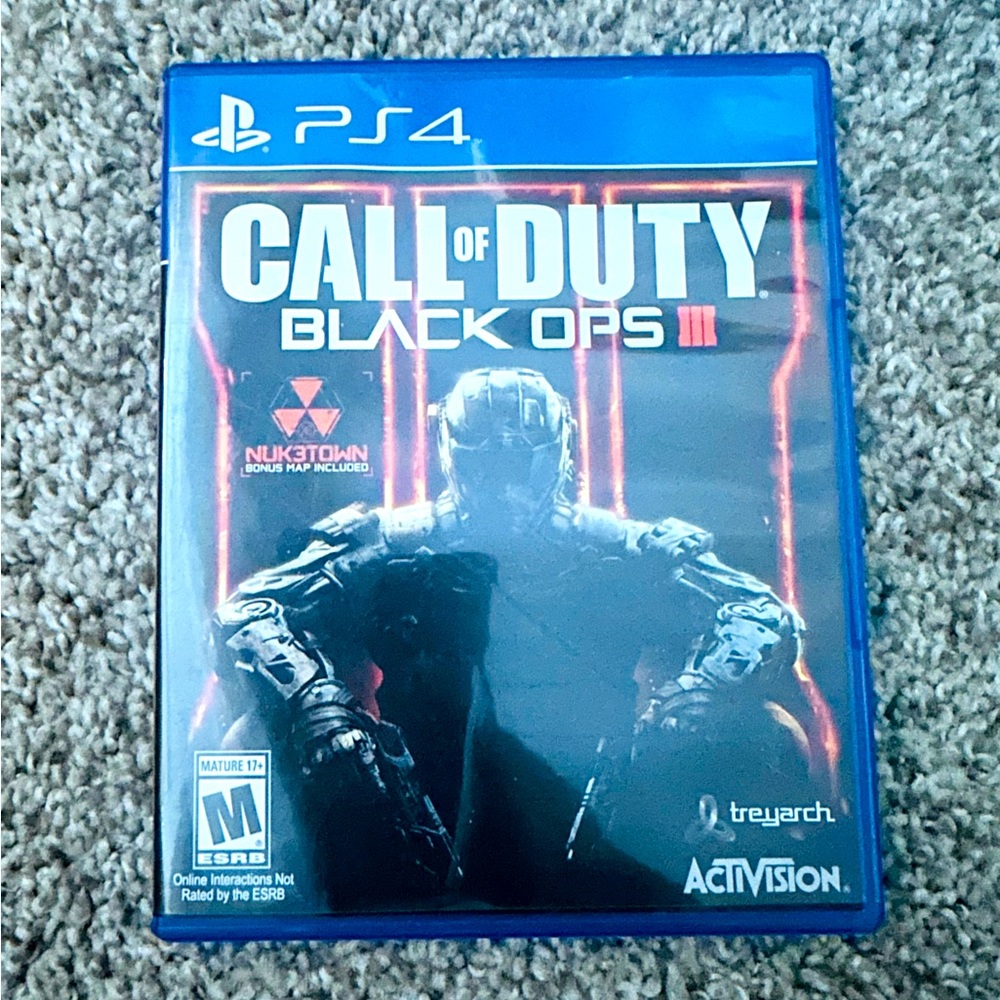 Call of Duty Black Ops 3 PS4 Video Game - great condition